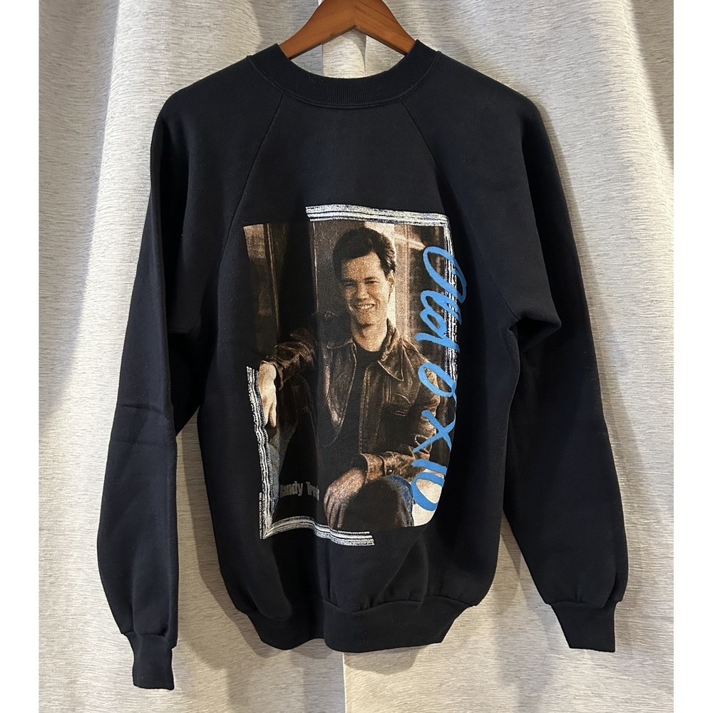 Vintage‎ Randy Travis 89 Winter Canadian Tour Crewneck Size Large